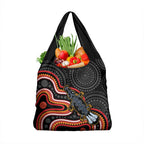 Indigenous Platypus Australia Grocery Bag Australian Aboriginal Art Proud
