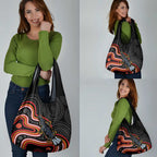 Indigenous Platypus Australia Grocery Bag Australian Aboriginal Art Proud