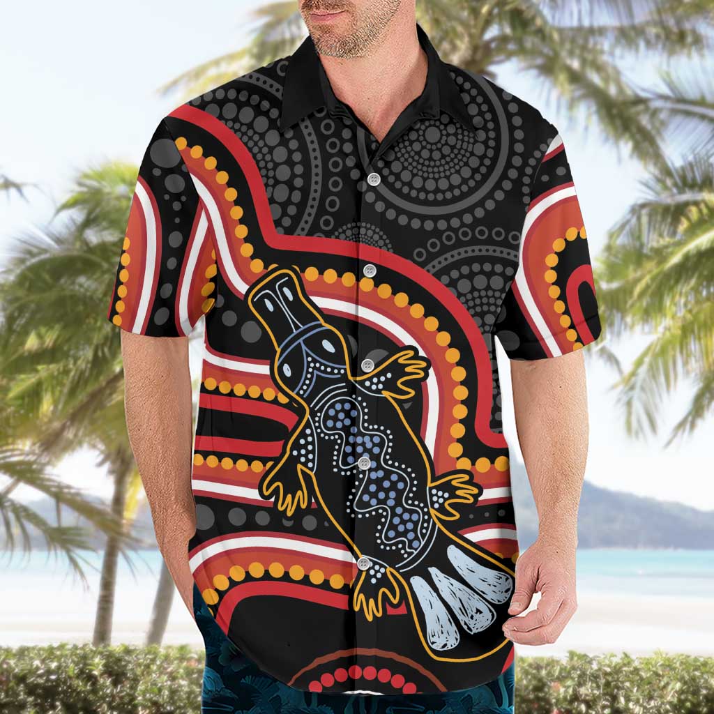 Indigenous Platypus Australia Hawaiian Shirt Australian Aboriginal Art Proud