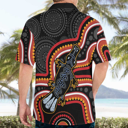 Indigenous Platypus Australia Hawaiian Shirt Australian Aboriginal Art Proud