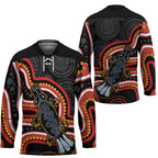 Indigenous Platypus Australia Hockey Jersey Australian Aboriginal Art Proud