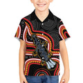 Indigenous Platypus Australia Kid Hawaiian Shirt Australian Aboriginal Art Proud