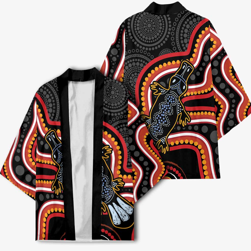 Indigenous Platypus Australia Kimono Australian Aboriginal Art Proud
