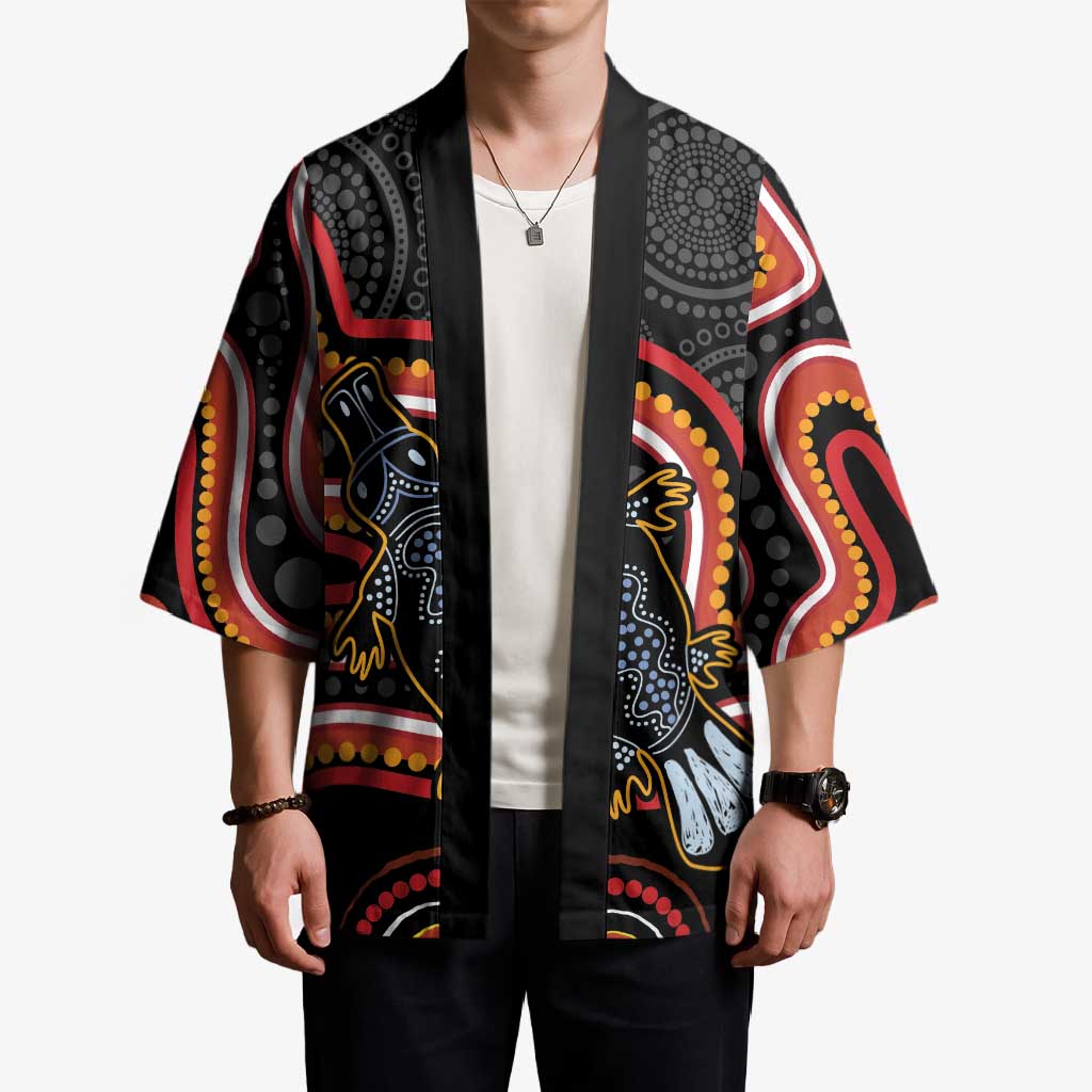 Indigenous Platypus Australia Kimono Australian Aboriginal Art Proud