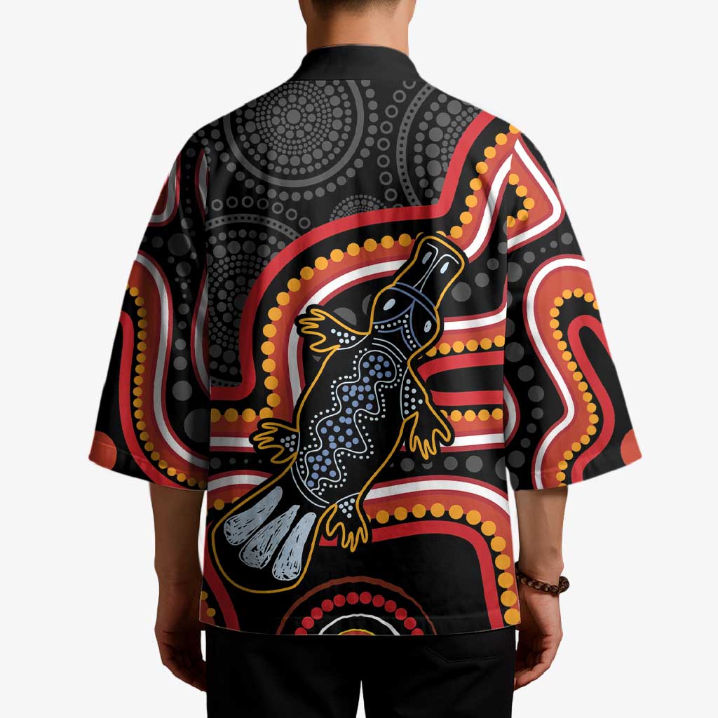 Indigenous Platypus Australia Kimono Australian Aboriginal Art Proud
