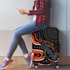 Indigenous Platypus Australia Luggage Cover Australian Aboriginal Art Proud