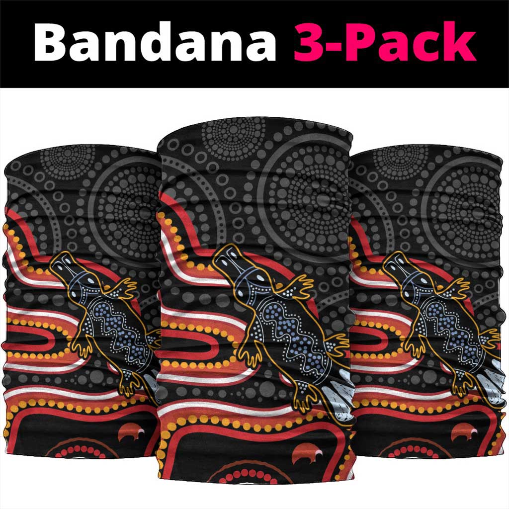 Indigenous Platypus Australia Neck Gaiter Australian Aboriginal Art Proud