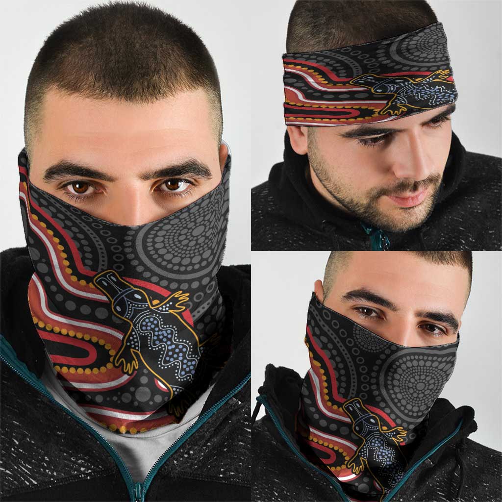 Indigenous Platypus Australia Neck Gaiter Australian Aboriginal Art Proud