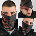 Indigenous Platypus Australia Neck Gaiter Australian Aboriginal Art Proud