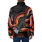 Indigenous Platypus Australia Padded Jacket Australian Aboriginal Art Proud
