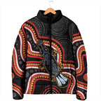 Indigenous Platypus Australia Padded Jacket Australian Aboriginal Art Proud