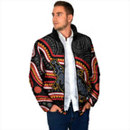 Indigenous Platypus Australia Padded Jacket Australian Aboriginal Art Proud
