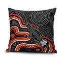 Indigenous Platypus Australia Pillow Cover Australian Aboriginal Art Proud