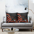 Indigenous Platypus Australia Pillow Cover Australian Aboriginal Art Proud