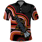 Indigenous Platypus Australia Polo Shirt Australian Aboriginal Art Proud