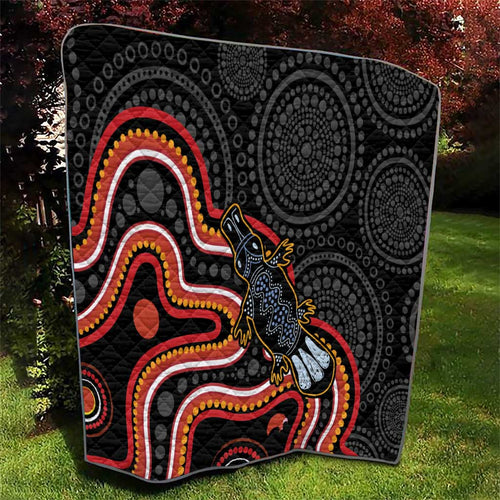 Indigenous Platypus Australia Quilt Australian Aboriginal Art Proud