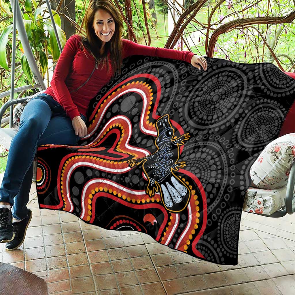 Indigenous Platypus Australia Quilt Australian Aboriginal Art Proud