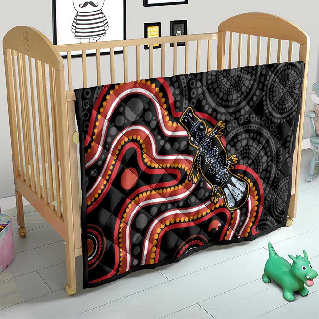 Indigenous Platypus Australia Quilt Australian Aboriginal Art Proud