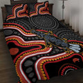 Indigenous Platypus Australia Quilt Bed Set Australian Aboriginal Art Proud