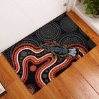 Indigenous Platypus Australia Rubber Doormat Australian Aboriginal Art Proud