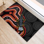 Indigenous Platypus Australia Rubber Doormat Australian Aboriginal Art Proud