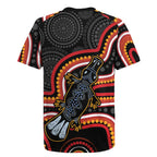 Indigenous Platypus Australia Rugby Jersey Australian Aboriginal Art Proud