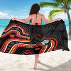 Indigenous Platypus Australia Sarong Australian Aboriginal Art Proud