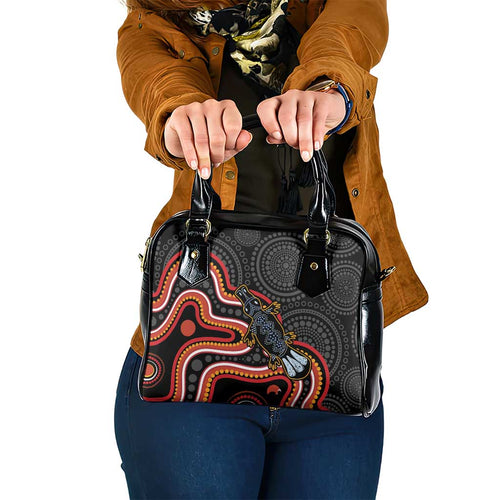 Indigenous Platypus Australia Shoulder Handbag Australian Aboriginal Art Proud