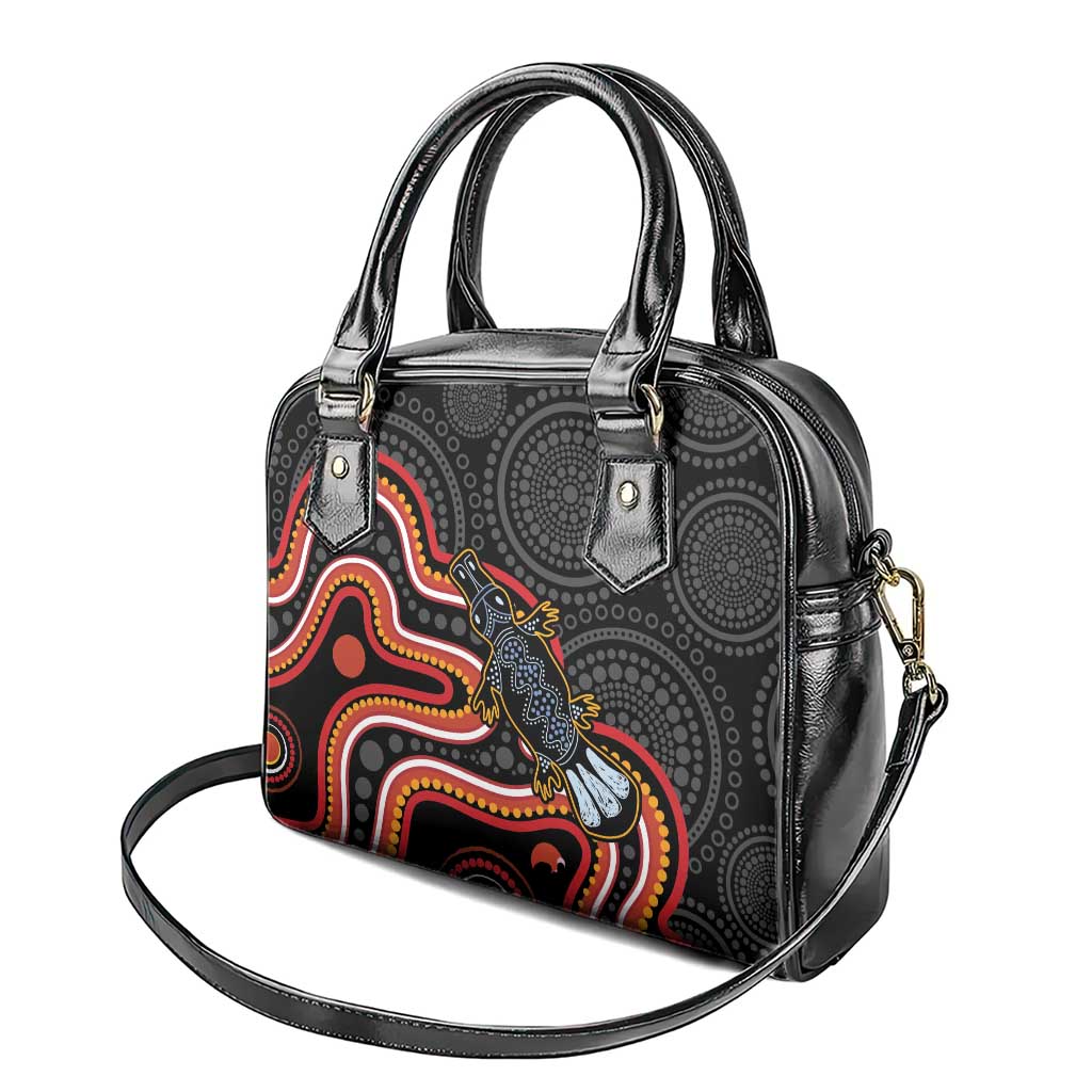 Indigenous Platypus Australia Shoulder Handbag Australian Aboriginal Art Proud