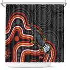 Indigenous Platypus Australia Shower Curtain Australian Aboriginal Art Proud