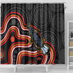 Indigenous Platypus Australia Shower Curtain Australian Aboriginal Art Proud