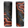 Indigenous Platypus Australia Skinny Tumbler Australian Aboriginal Art Proud