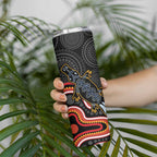 Indigenous Platypus Australia Skinny Tumbler Australian Aboriginal Art Proud