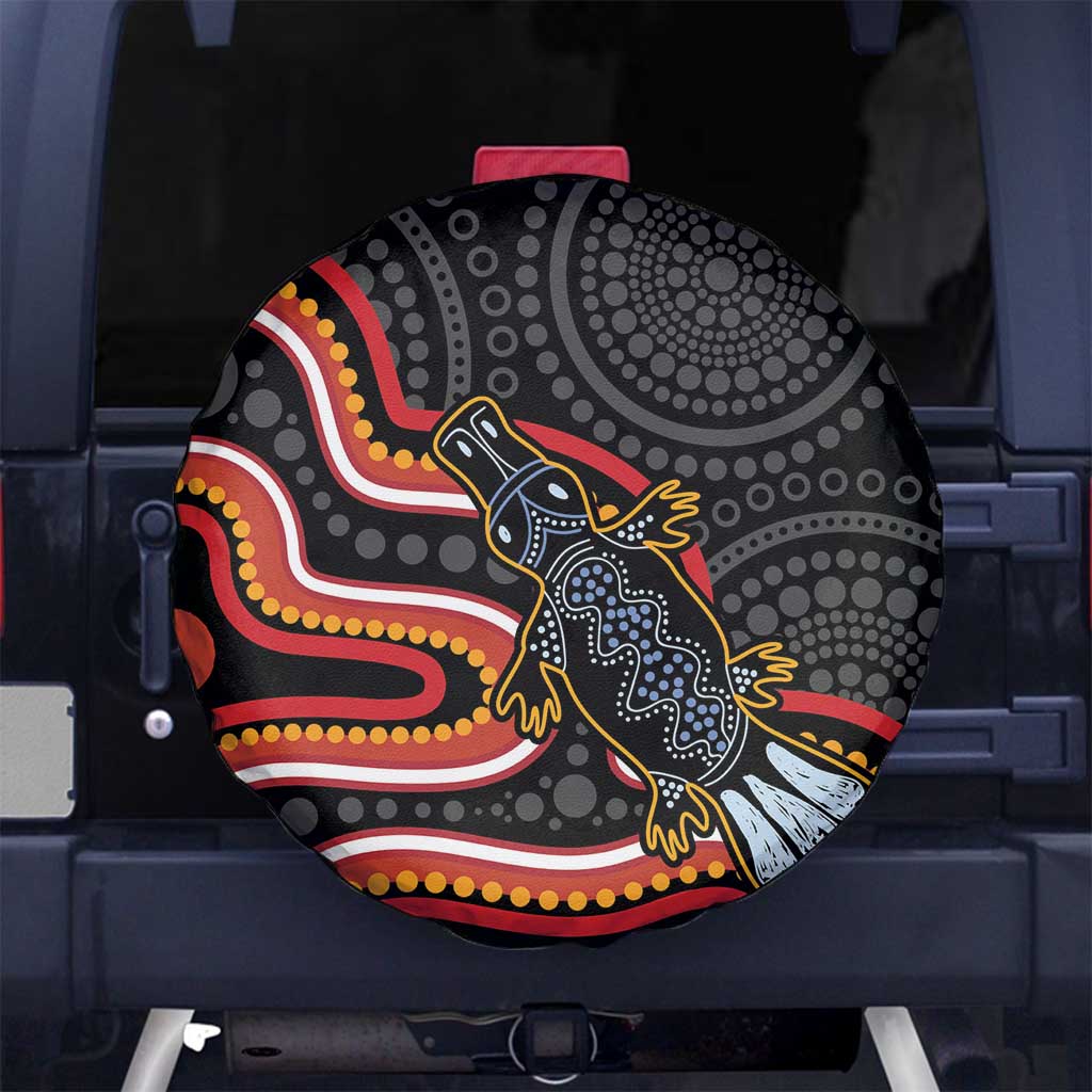 Indigenous Platypus Australia Spare Tire Cover Australian Aboriginal Art Proud