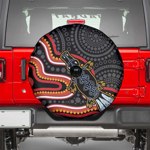 Indigenous Platypus Australia Spare Tire Cover Australian Aboriginal Art Proud