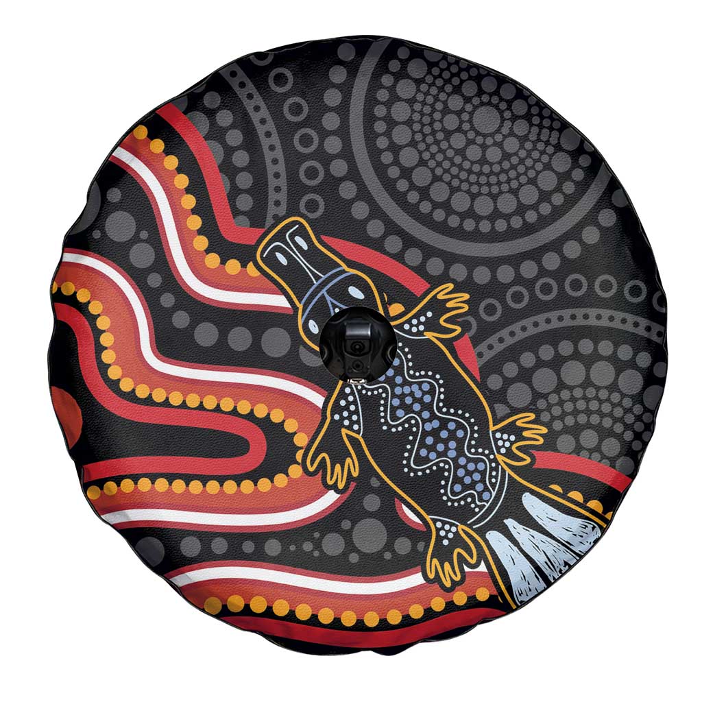 Indigenous Platypus Australia Spare Tire Cover Australian Aboriginal Art Proud