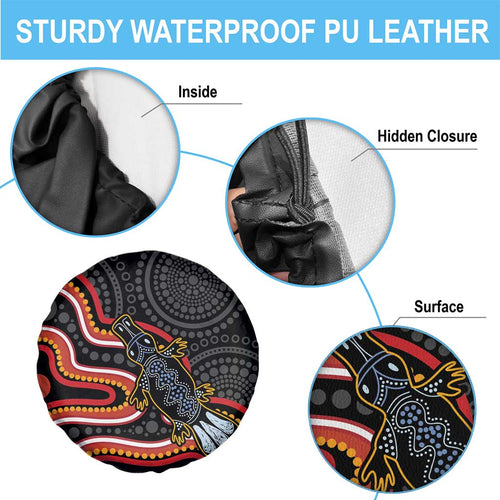 Indigenous Platypus Australia Spare Tire Cover Australian Aboriginal Art Proud