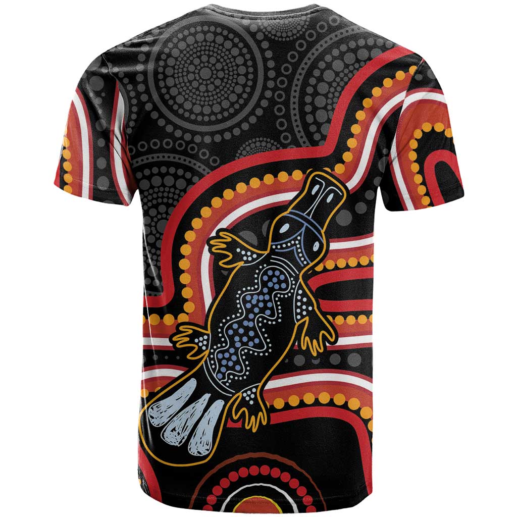 Indigenous Platypus Australia T Shirt Australian Aboriginal Art Proud