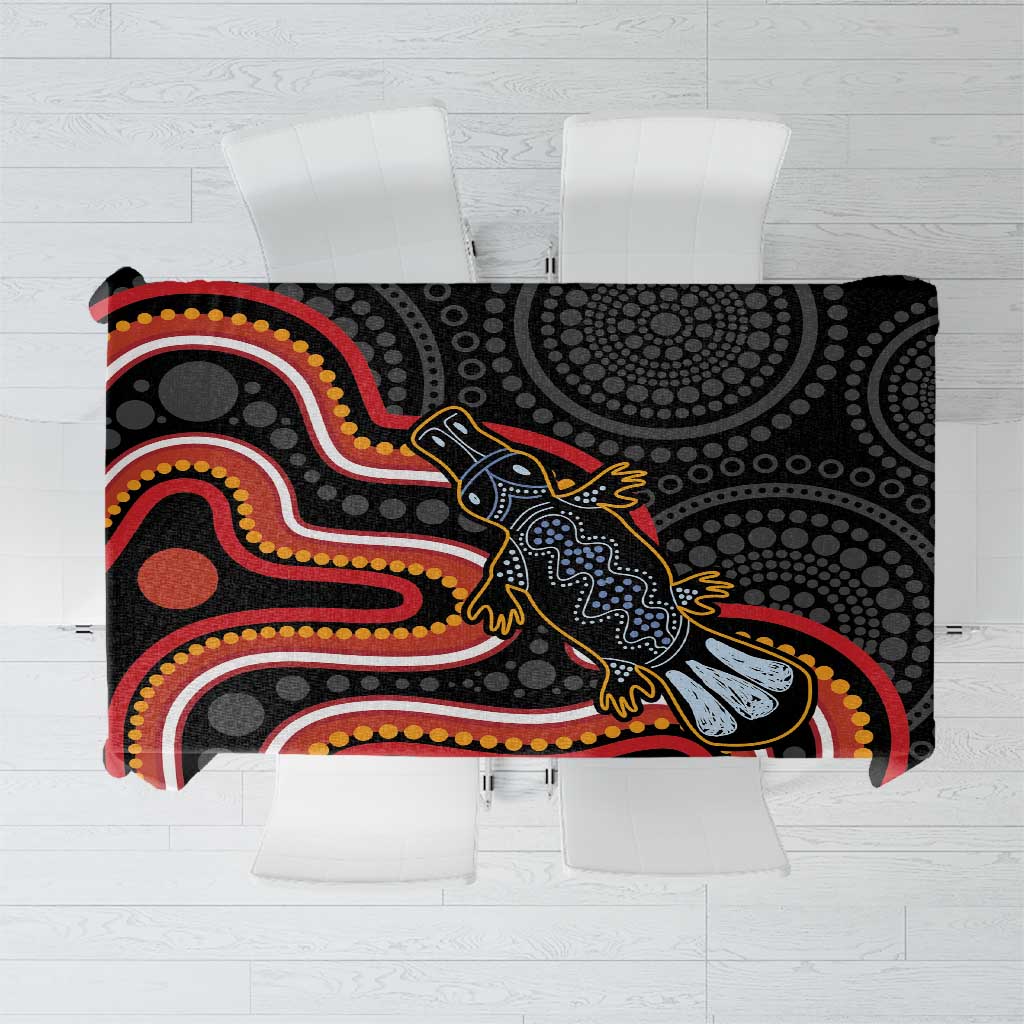Indigenous Platypus Australia Tablecloth Australian Aboriginal Art Proud