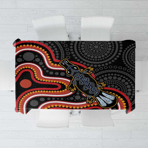 Indigenous Platypus Australia Tablecloth Australian Aboriginal Art Proud