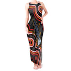 Indigenous Platypus Australia Tank Maxi Dress Australian Aboriginal Art Proud