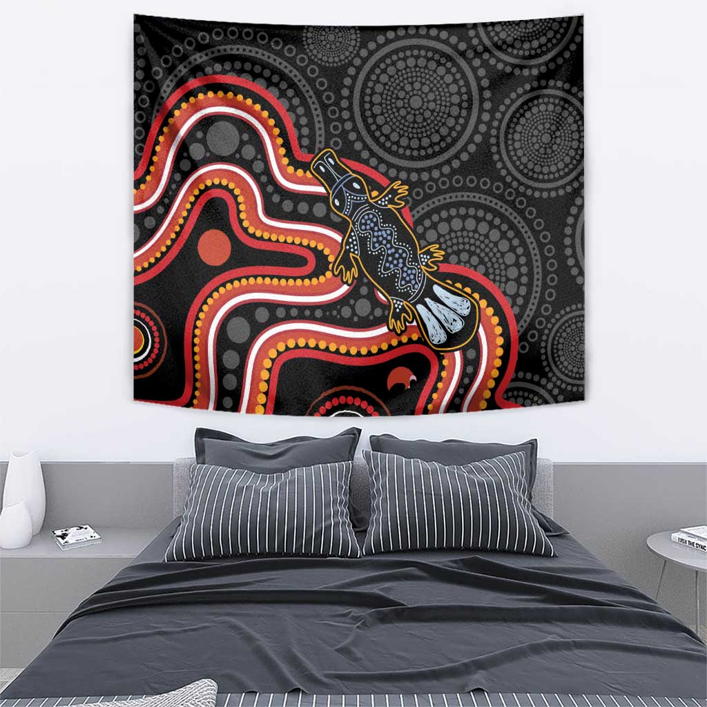 Indigenous Platypus Australia Tapestry Australian Aboriginal Art Proud