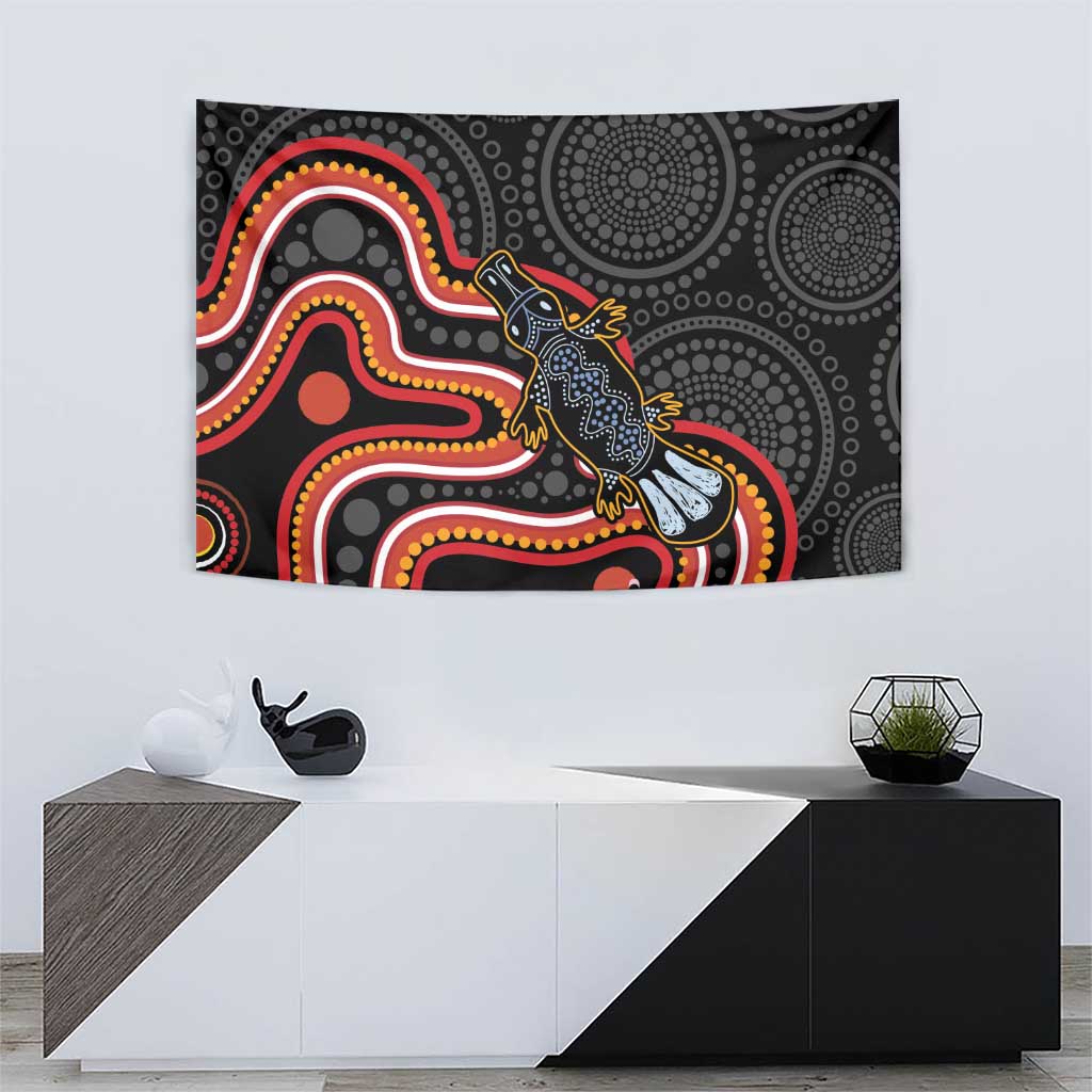 Indigenous Platypus Australia Tapestry Australian Aboriginal Art Proud