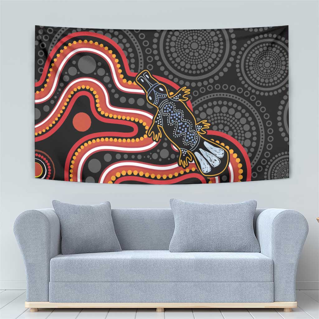 Indigenous Platypus Australia Tapestry Australian Aboriginal Art Proud