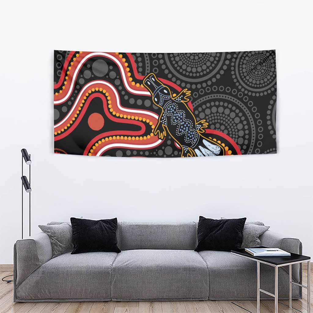 Indigenous Platypus Australia Tapestry Australian Aboriginal Art Proud