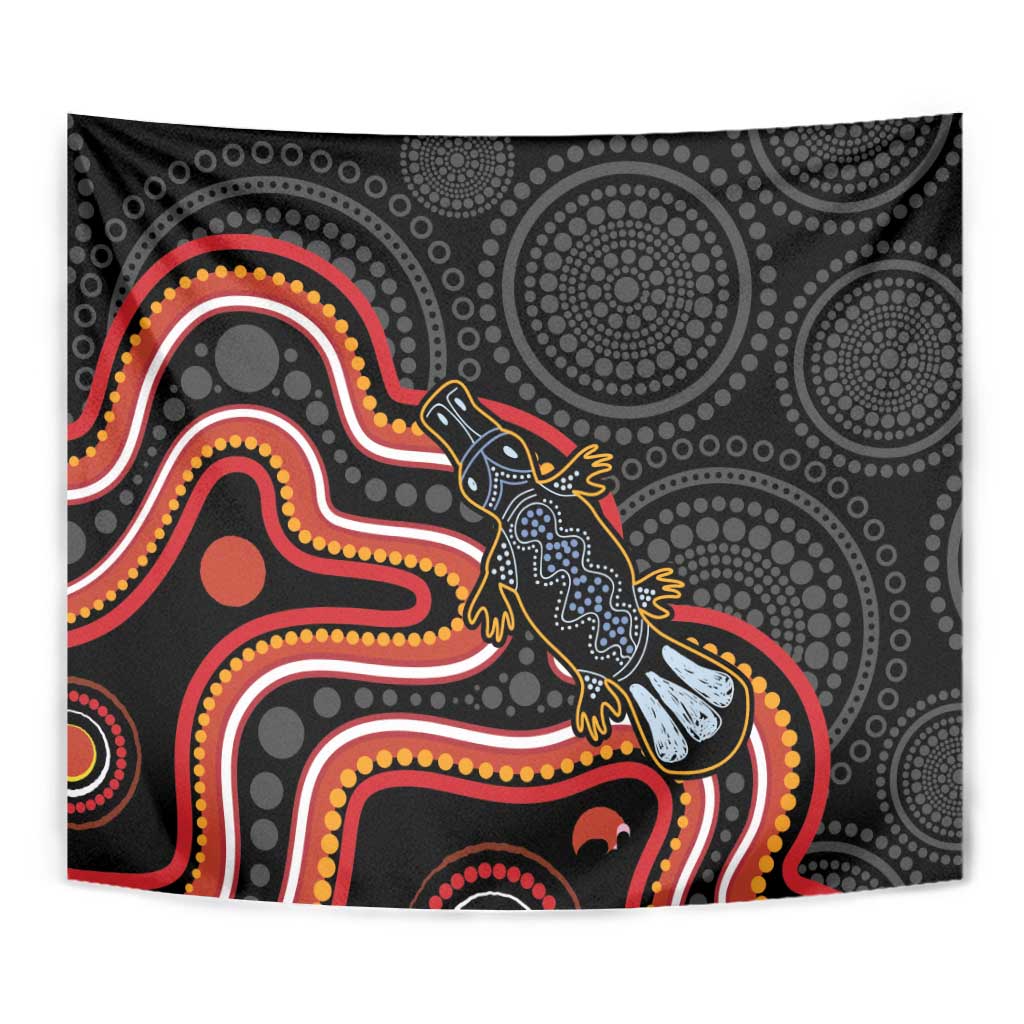 Indigenous Platypus Australia Tapestry Australian Aboriginal Art Proud