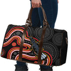 Indigenous Platypus Australia Travel Bag Australian Aboriginal Art Proud
