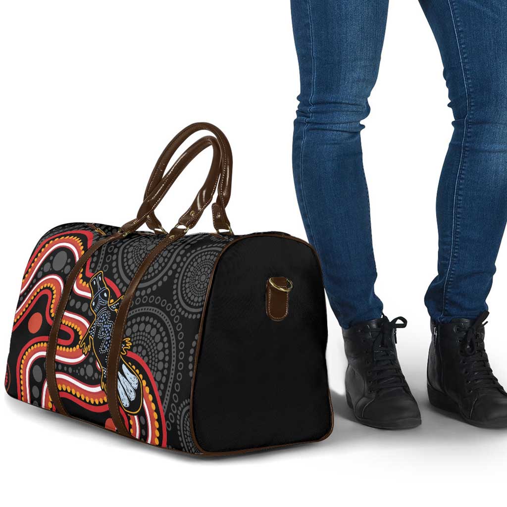 Indigenous Platypus Australia Travel Bag Australian Aboriginal Art Proud