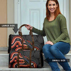 Indigenous Platypus Australia Travel Bag Australian Aboriginal Art Proud