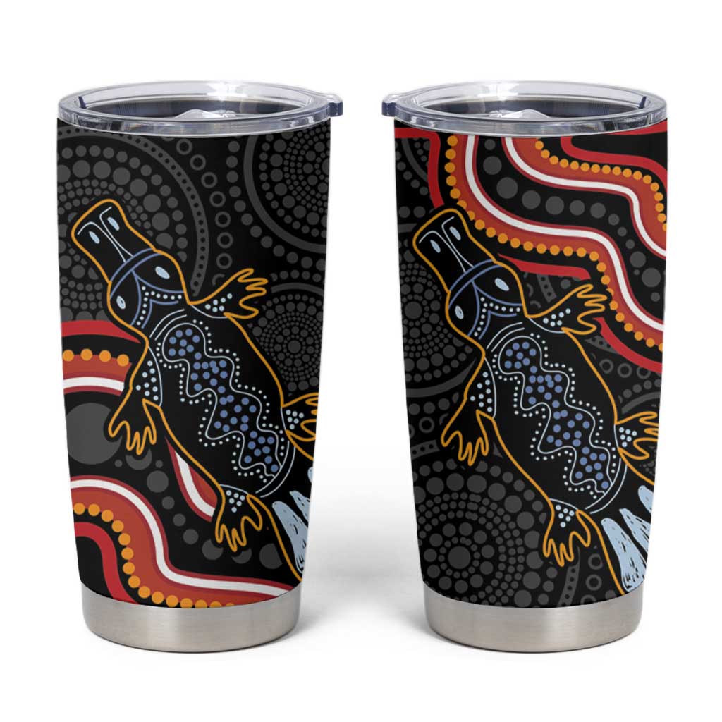 Indigenous Platypus Australia Tumbler Cup Australian Aboriginal Art Proud